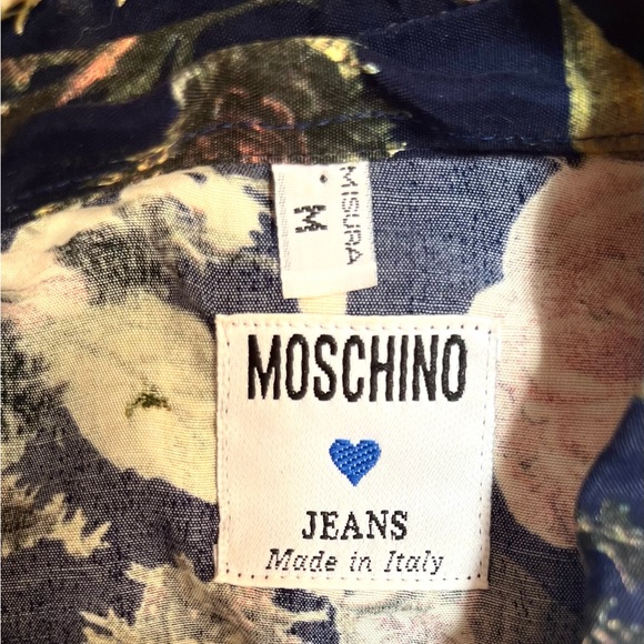 Moschino ! Vintage 1980’s Western style shirt with snap Moschino buttons - Picture 2 of 8